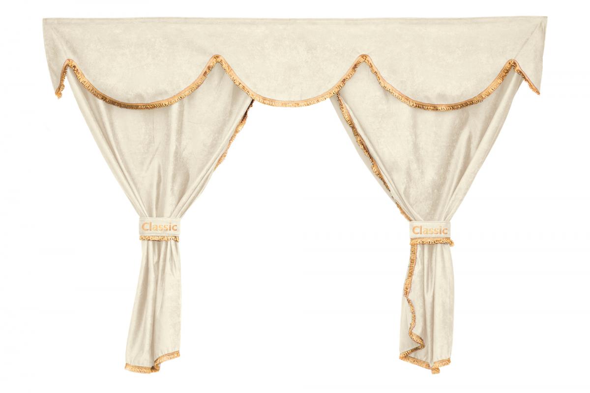 Gardiner för lastbilar - Classic (3in1), SCANIA R & G NORMAL CAB & P HIGHLINE, beige
