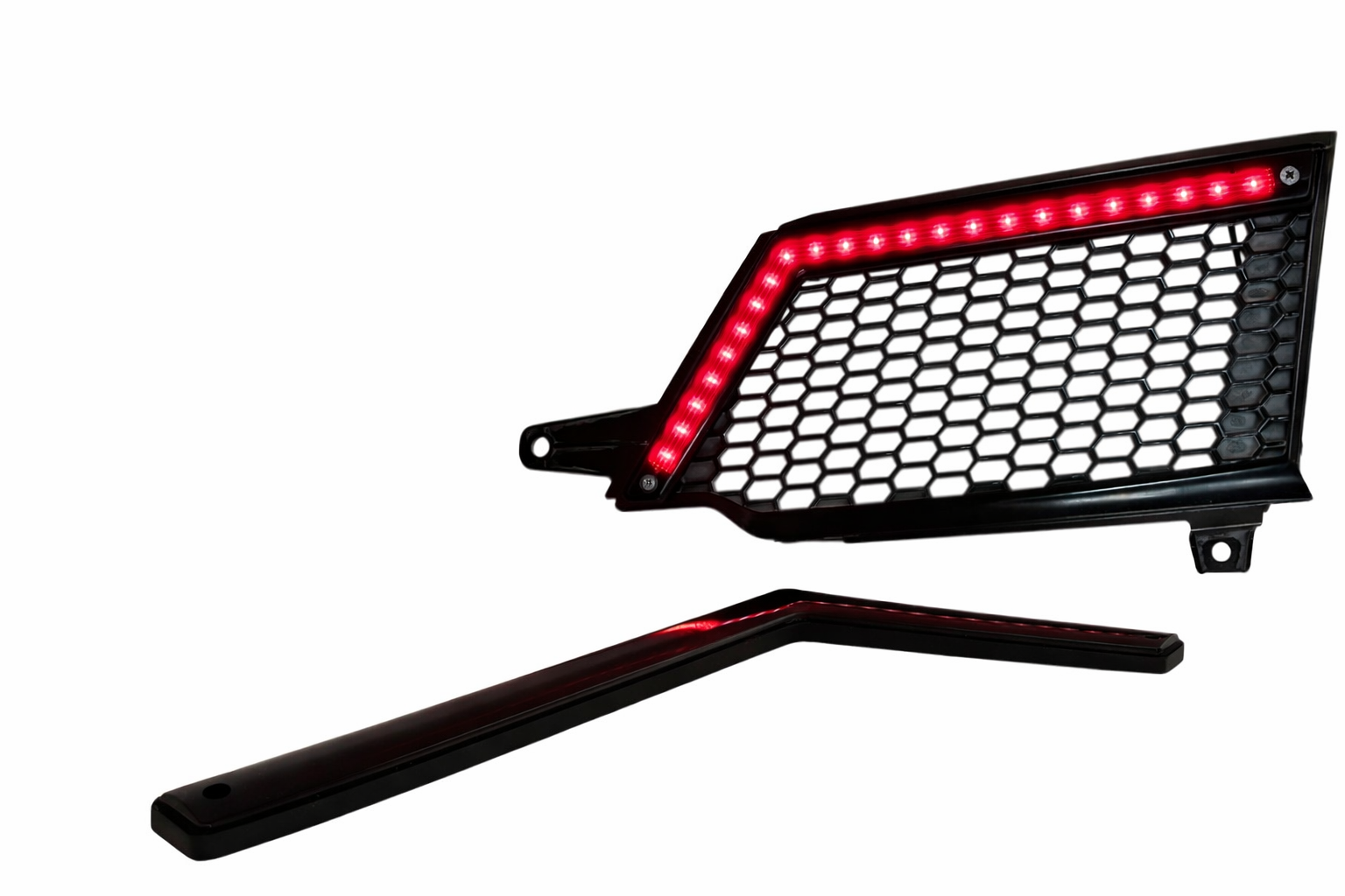 Rött LED-varselljus för Scania Next Gen 2017+ tonat