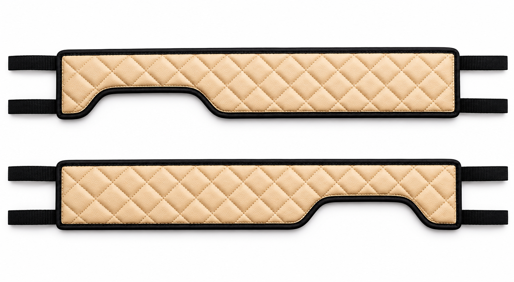 Beige golvmattor i konstläder för under sätet till Volvo FH4/5 2013-2020
