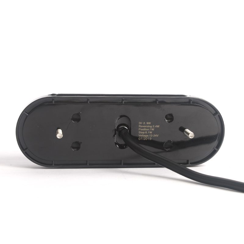 Liten LED- och neonlykta med 4 funktioner, dynamisk blinkers