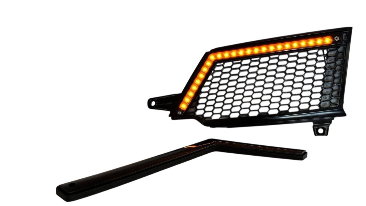 Orange LED-varselljus för Scania Next Gen 2017+, mörkt glas