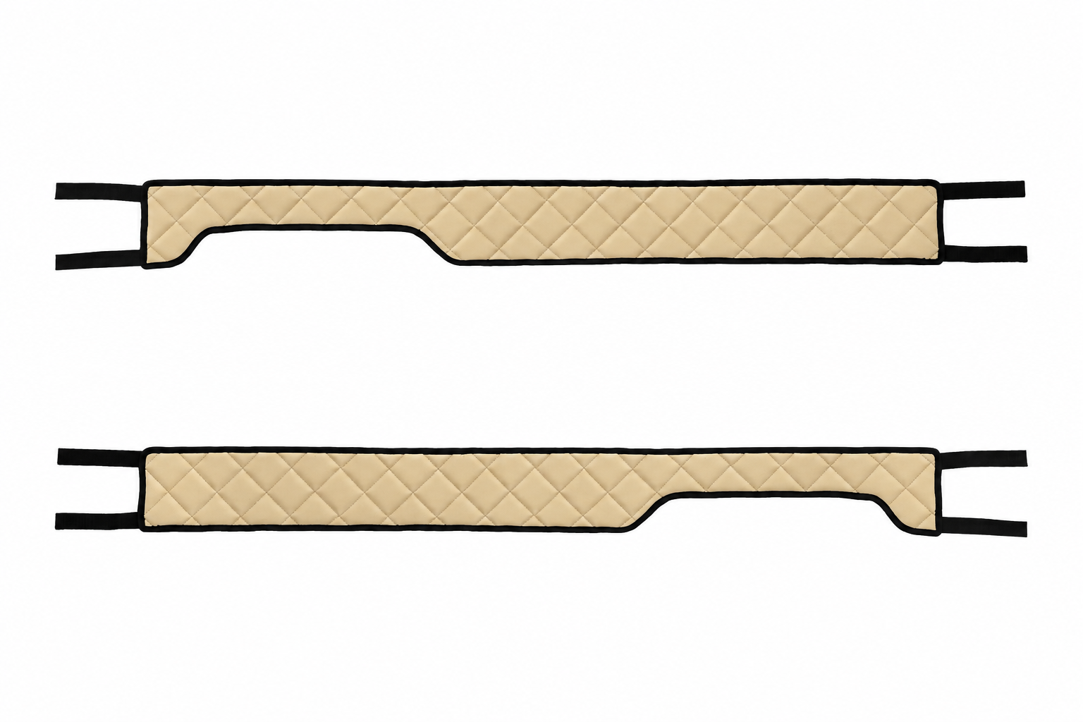 Beige golvmattor i konstläder för under sätet till Volvo FH4/5 2013-2020