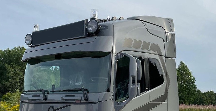 Solskydd i plast for Volvo Fh4/Fh5