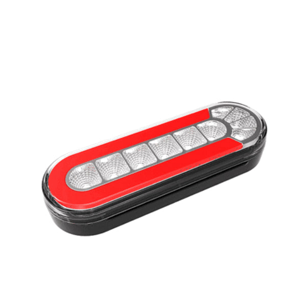 Liten LED- och neonlykta med 4 funktioner, dynamisk blinkers