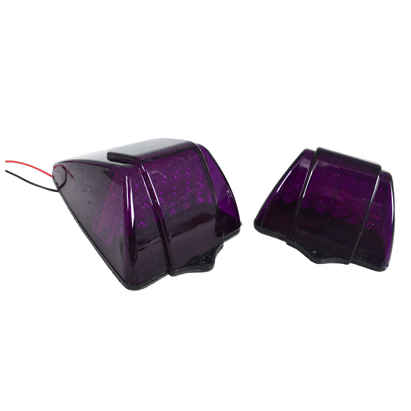 LED-taklampa Volvo lila med 18 dioder