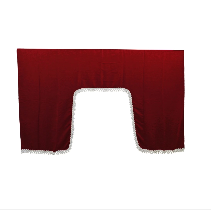 Helgardin tunnelgardin för bordeauxfärgad lastbil 220 x 155 cm